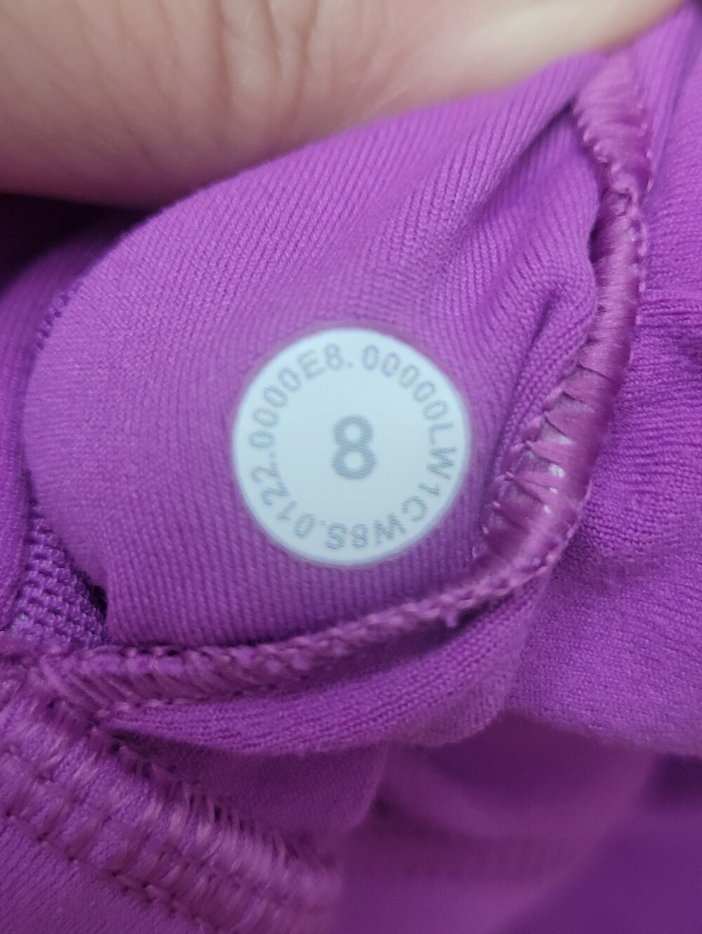 Lululemon Align Crop Tank Top Vivid Plum Purple Light Support A/B Cup Size 8 - Picture 6 of 8
